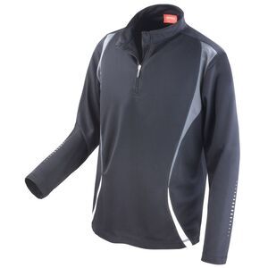 Spiro Women's Sports Trial Performance Training Top/Lightweight Jacket / Black/G